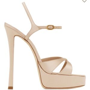 Saint Laurent Debbie Platform Sandals – Satin Crepe